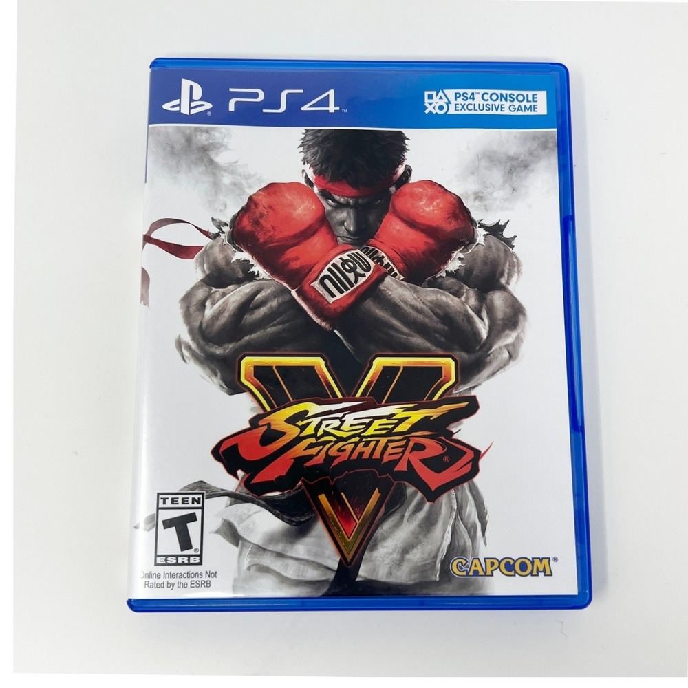 Street Fighter V 5 Sony PlayStation 4 PS4 Capcom 2016 Fighting Game T-Teen
